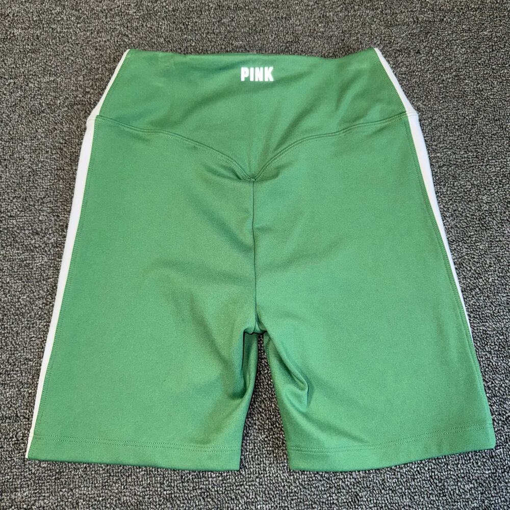 Victoria's Secret PINK 6" Soft Ultimate High-Waist Biker Shorts XS Green NWT NEW - Picture 2 of 5